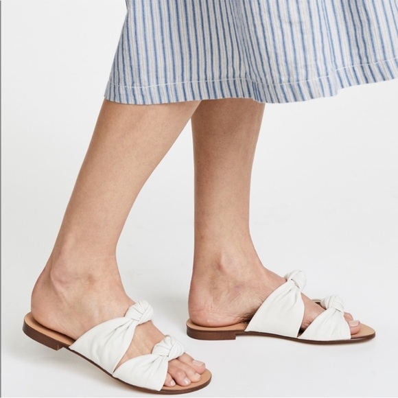 Splendid Barton double knot leather slide sandals - Picture 1 of 9
